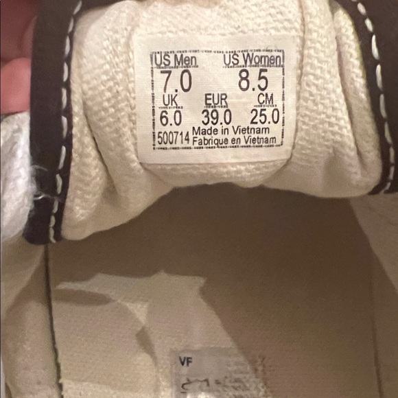 Vans Old School Stacked ‘Black White Gum’ Women Size 8.5 Men Size 7 EUC - Picture 5 of 6